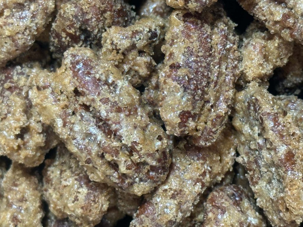 Powerful Pecans closeup, mmm mmm